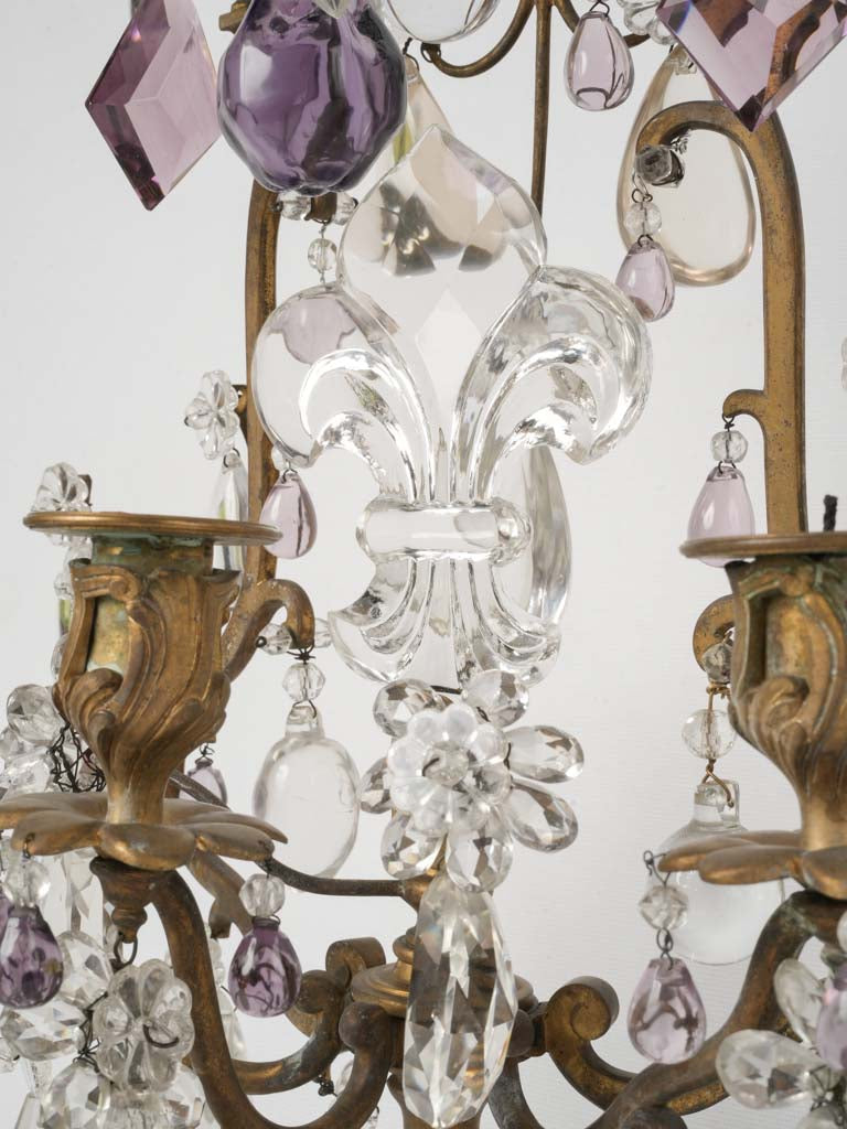 Captivating antique bronze candelabras