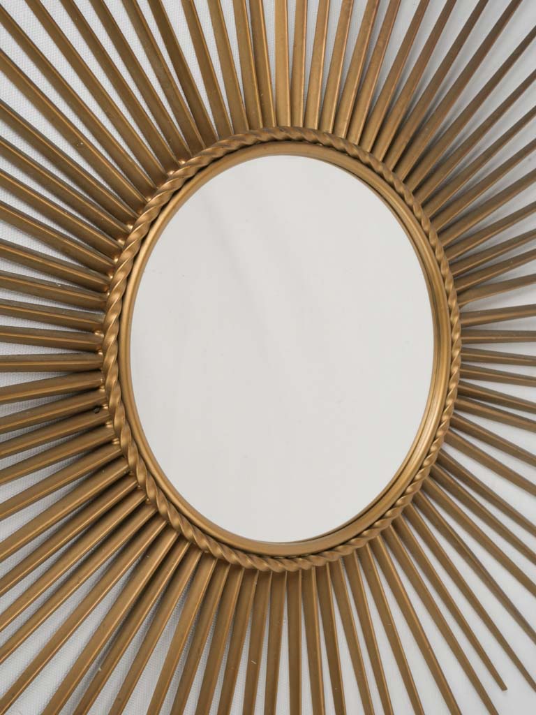 Iconic 1950s French sunburst mirror