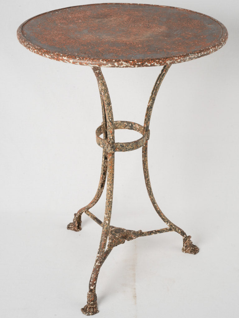 Rustic, durable Arras iron drink table