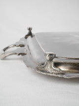 Exquisite Antique Silver-Plated Tea Tray