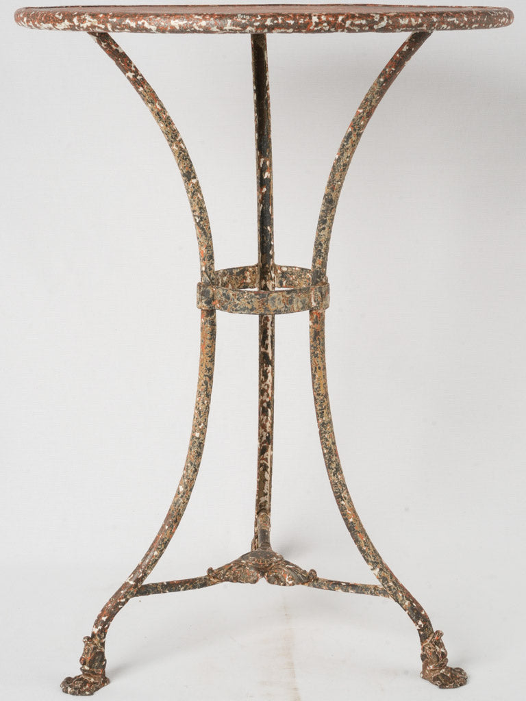 Weathered, hand-forged garden furniture