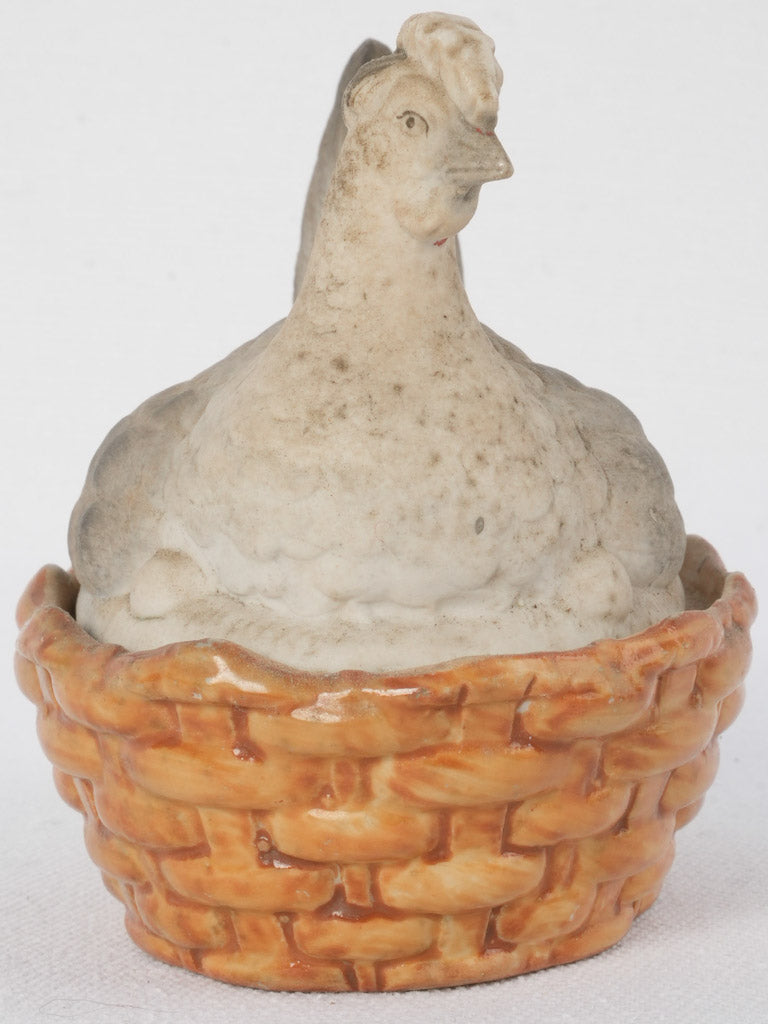 Whimsical mid-century Easter hen container