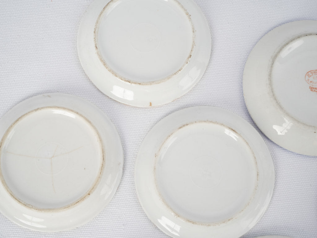 Vintage French coinage dishware