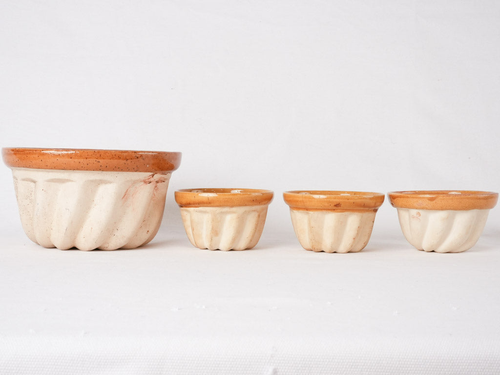 Quaint vintage ceramic baking collection