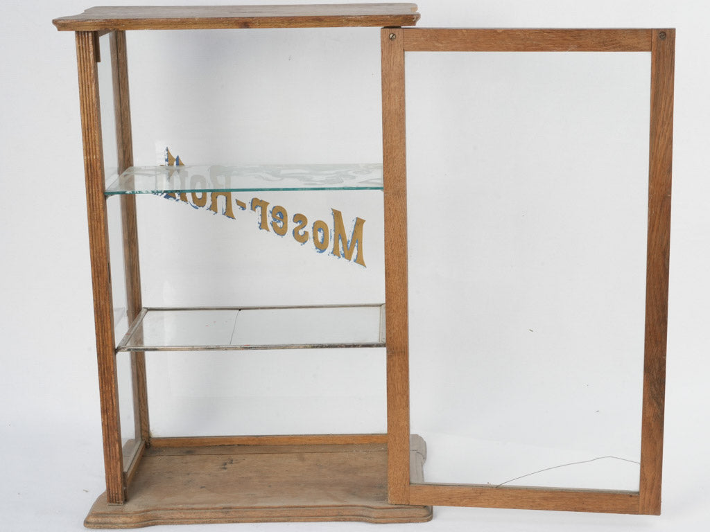 Vintage early twentieth century display cabinet