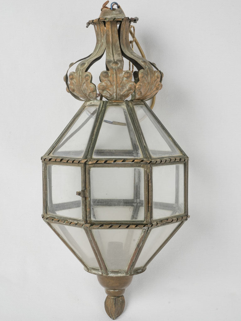 Antique French metal lantern