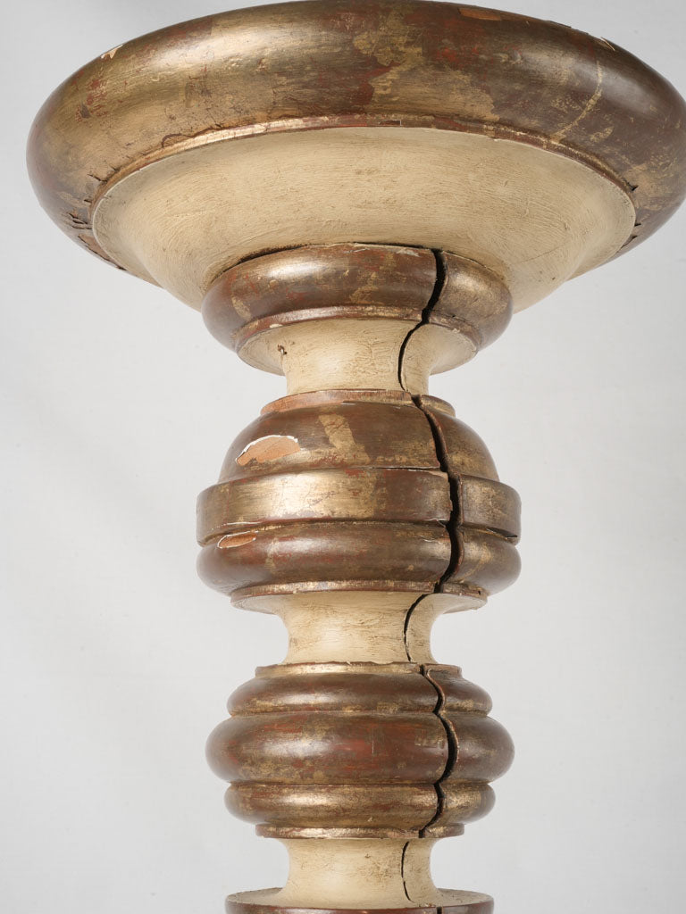 Italian Renaissance-inspired Gilded Candlestick