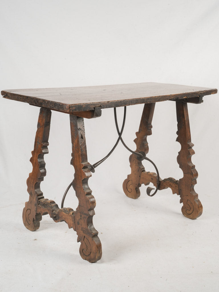 Antique Italian walnut table