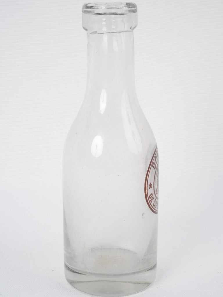 Authentic early 20th century milk bottle