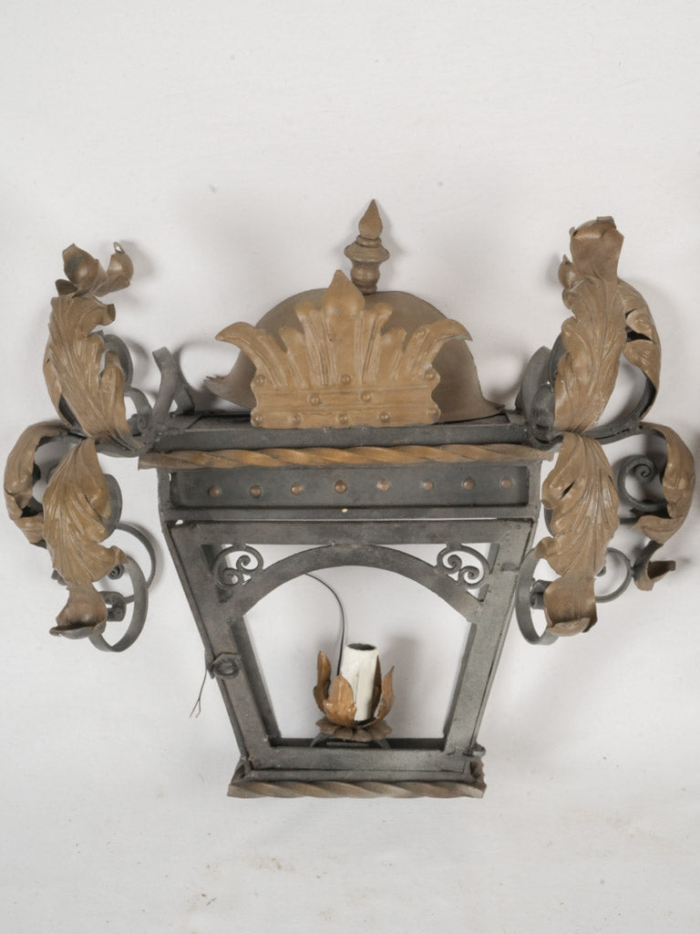 19th-century opulent lantern sconces  