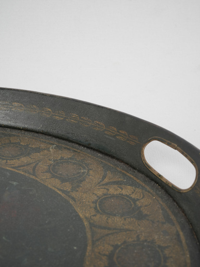 Napoleon III period oval tray