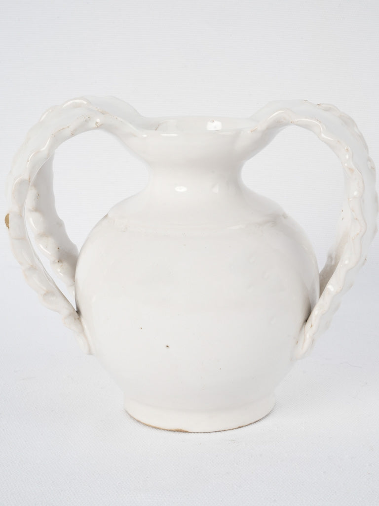 Exquisite four-handled collector's vase