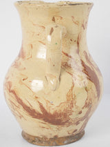 Vallauris marbled glaze water jug