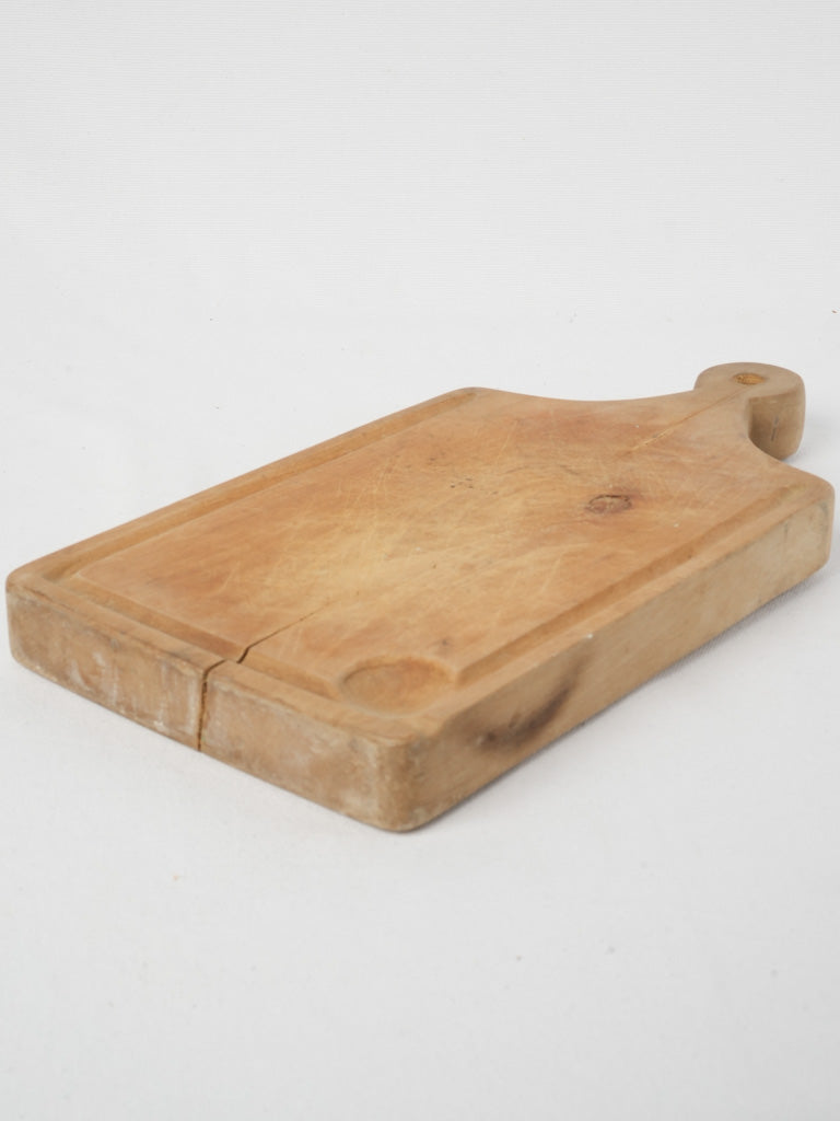 Charming weathered wood cutting board