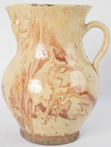 Picasso-inspired mid-century ceramic pitcher