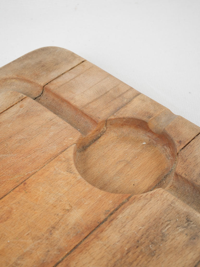 Authentic vintage French wooden cutting board