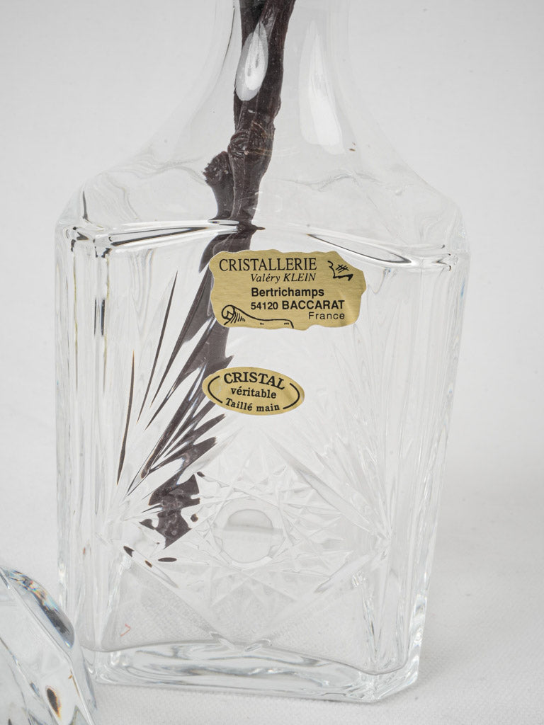 Rare collectible crystal decanter