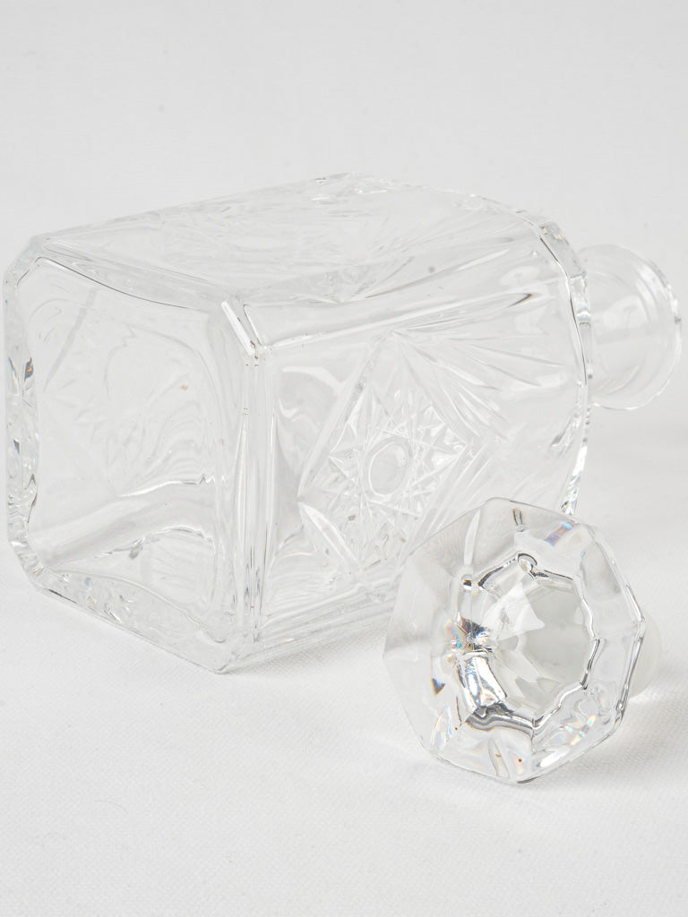 Elegant decorative crystal flask