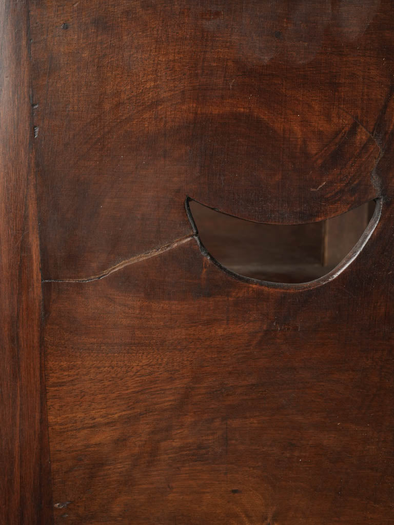 Graceful 19th Century Walnut Nightstand