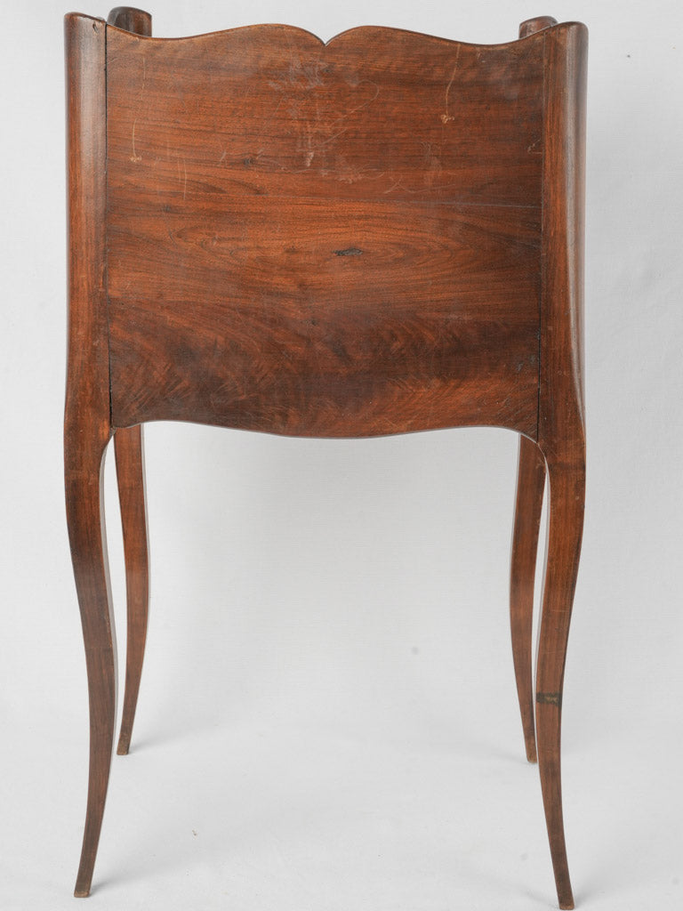 Timeless Walnut French Nightstand