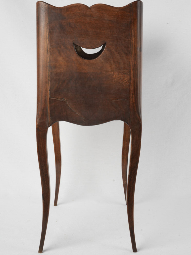 Ornate 19th Century Walnut Nightstand