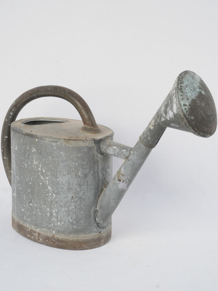 Vintage French zinc watering can