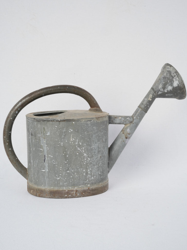 Charming patina zinc watering can