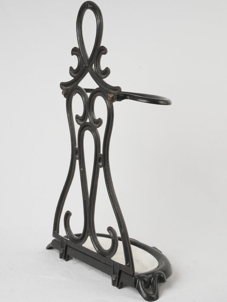 Vintage cast iron umbrella stand  