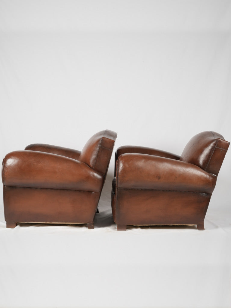 Deep caramel-colored heritage seating