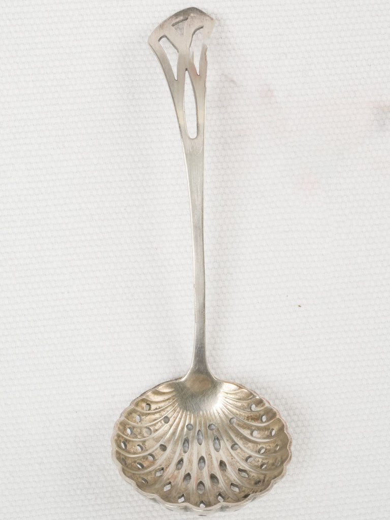 Vintage silver sugar sifter spoon