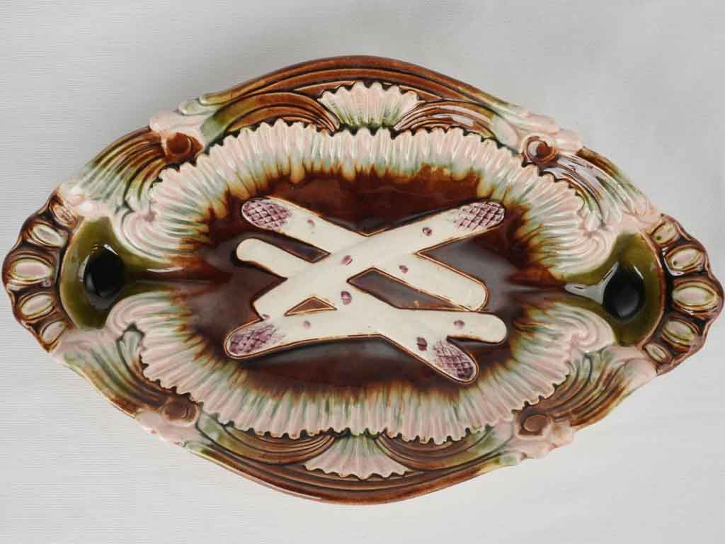 Historical GG signed Majolica dish