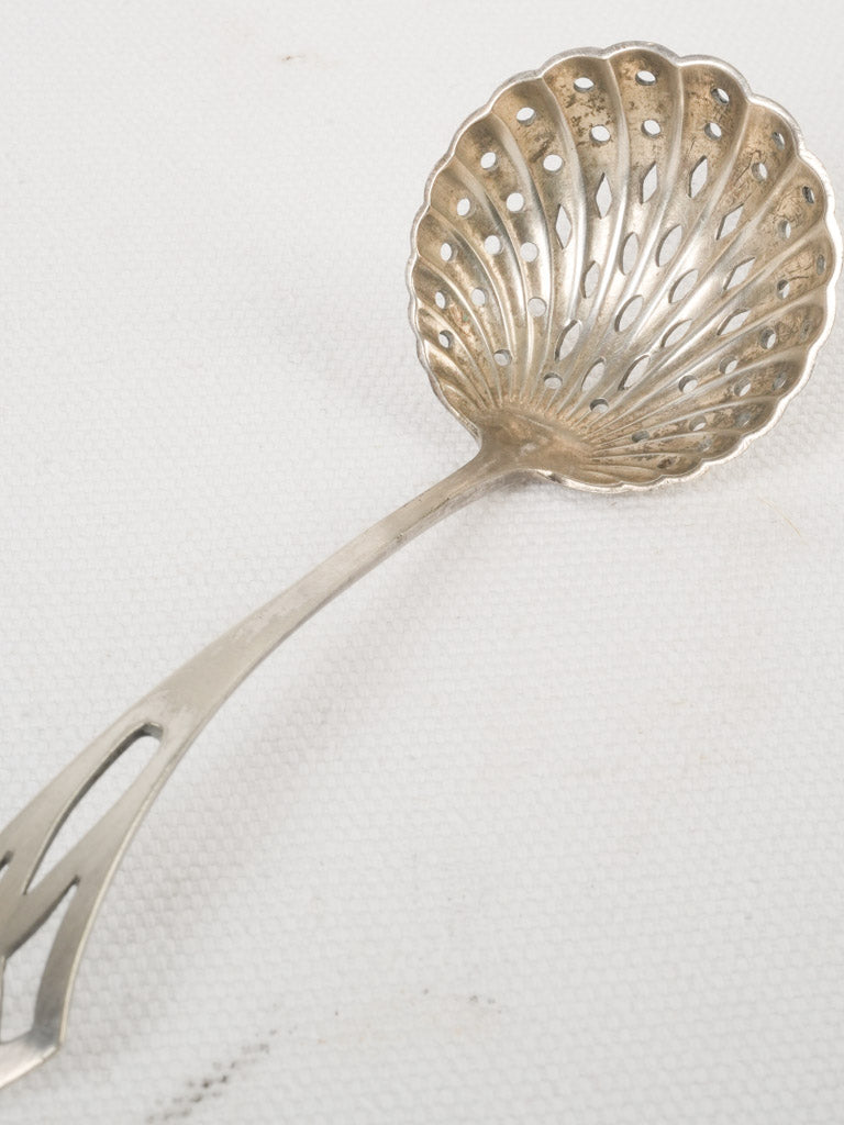 Refined geometric design sugar spoon