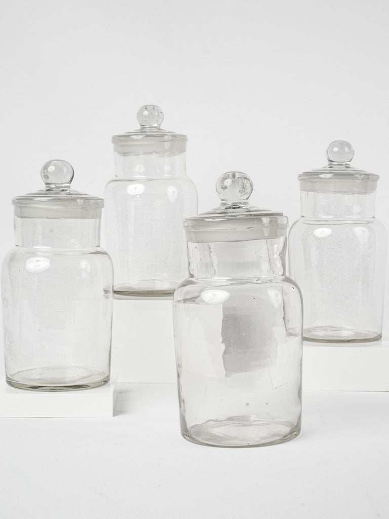 Vintage classic lidded candy jars