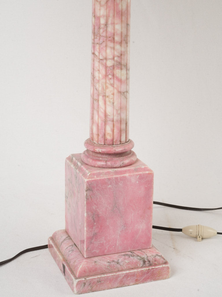 Opulent 19th-Century Marble Lamp