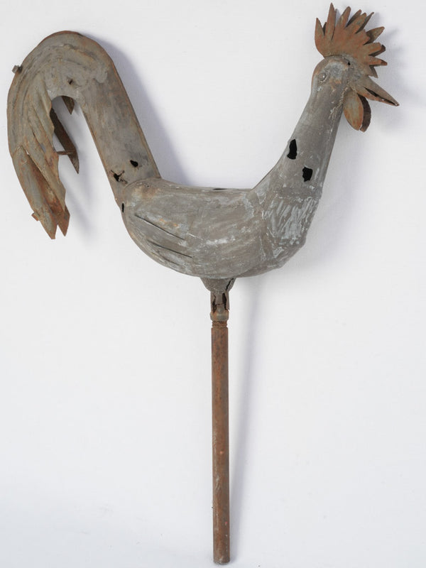 Weathered, vintage French weathervane rooster