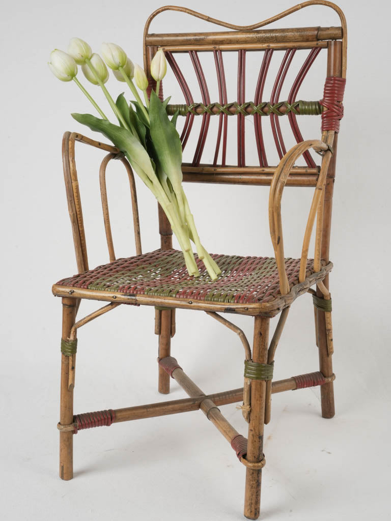 Traditional handwoven children's seat