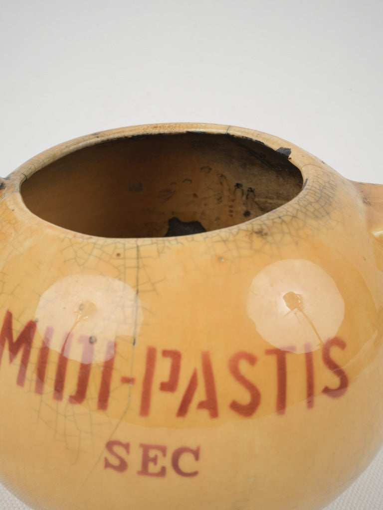 Hand-Signed 1950s Pastis Water Jug