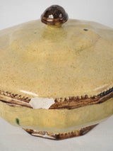 Traditional earthenware with green specks