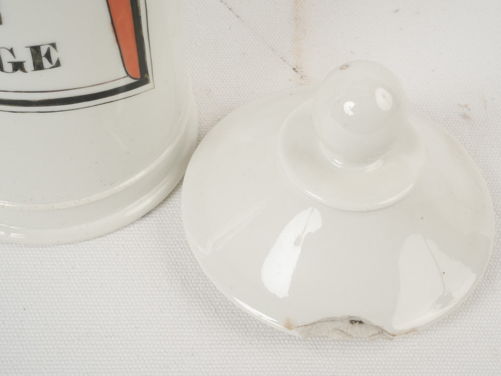 Smooth luminous porcelain kitchen jars