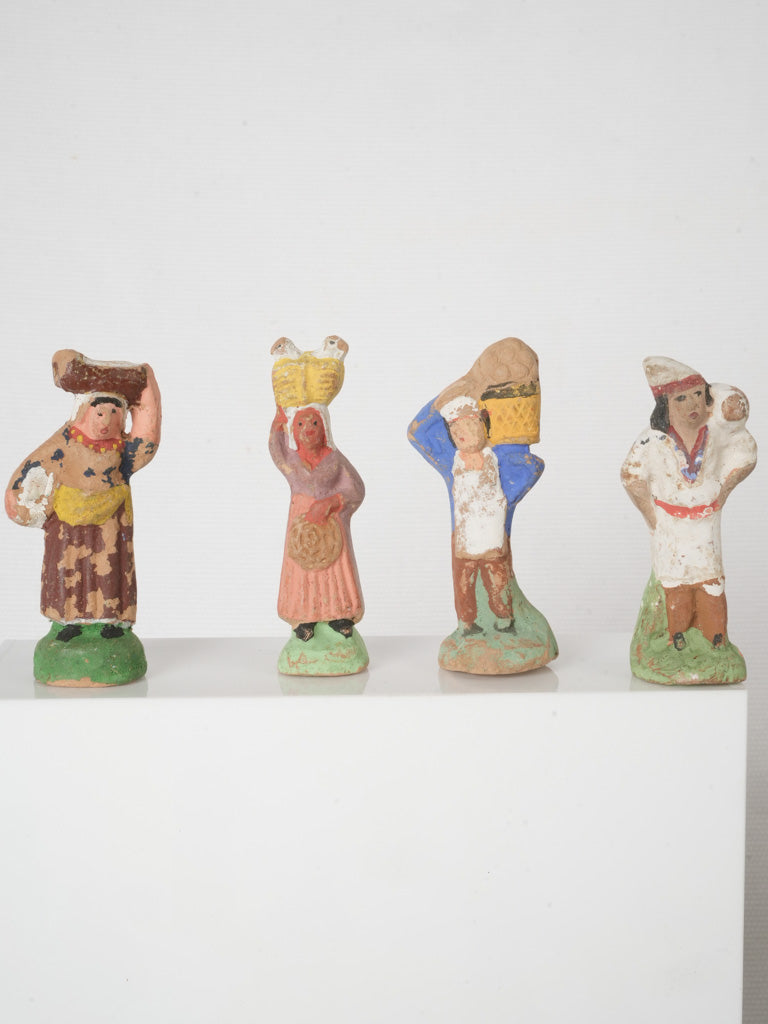 Authentically styled Marseille village figures