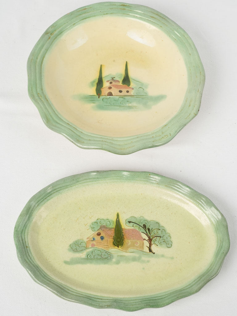 Charming 1950s Farmhouse Platter