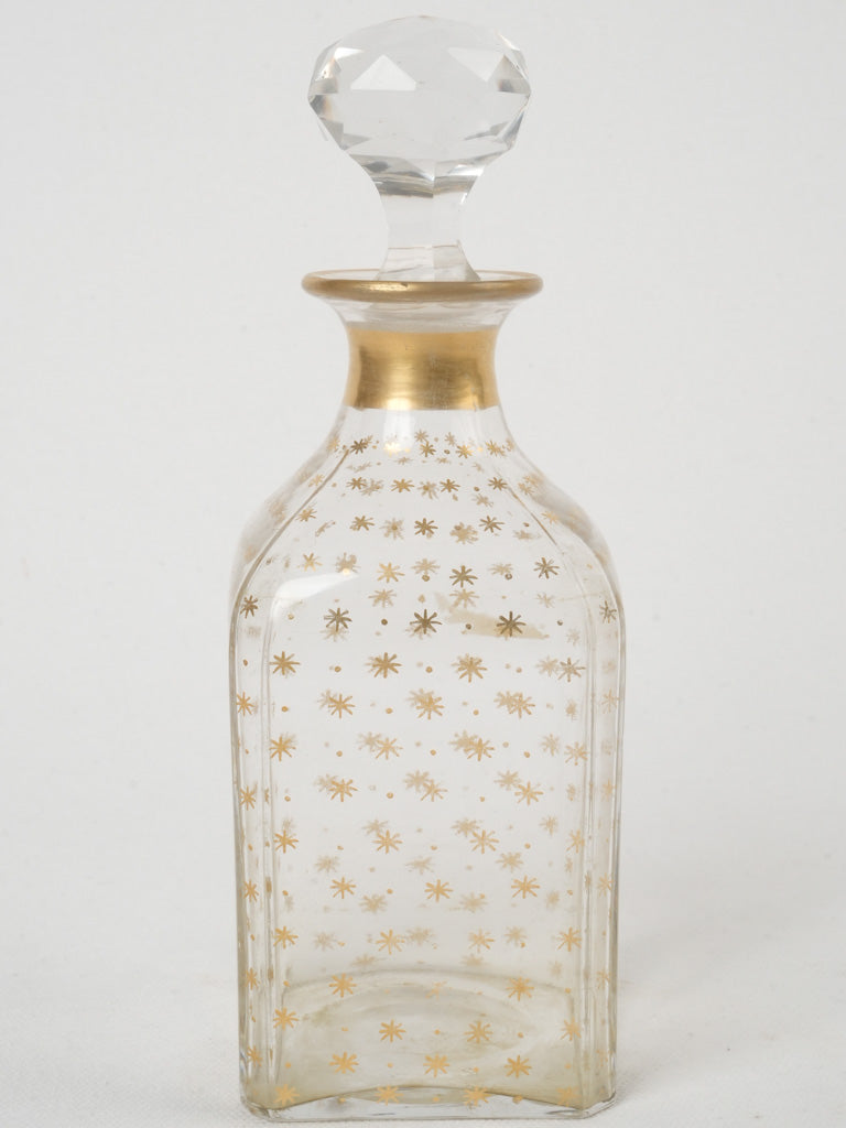 Belle Époque styled glass carafe  