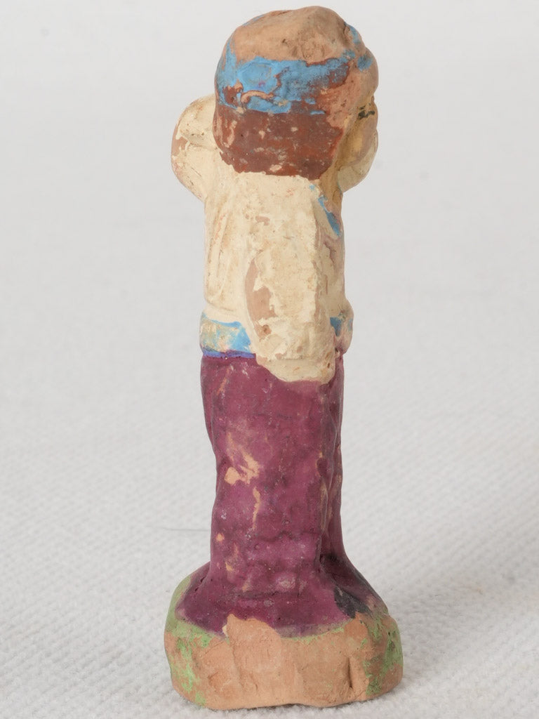 Artistic multicolor nativity figure