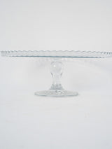 Timeless glass cake pedestal decorative