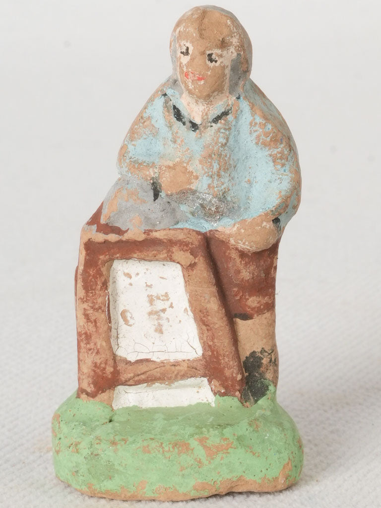 Antique terracotta artisan figurine