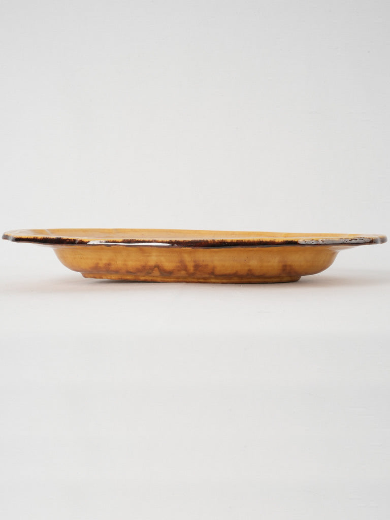 Ochre-glazed earthenware from Dieulefit