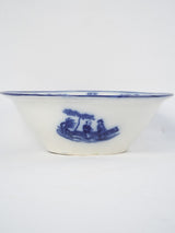 Exquisite vintage blue and white bowl