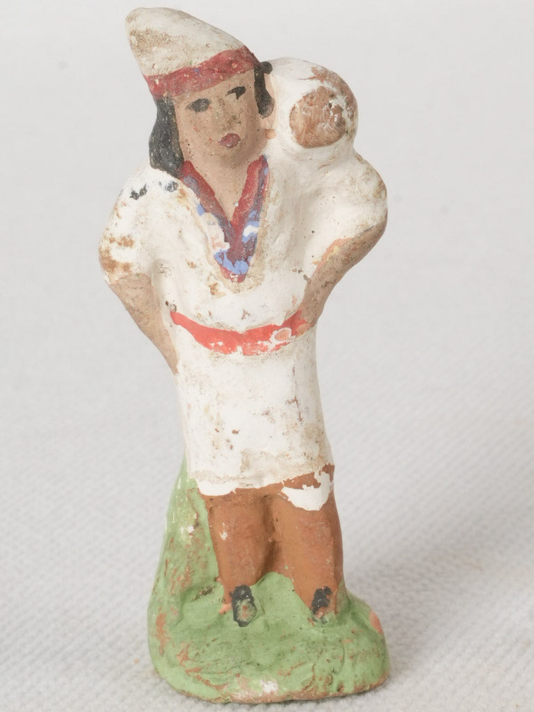 Exquisite Terracotta Santon Figurine