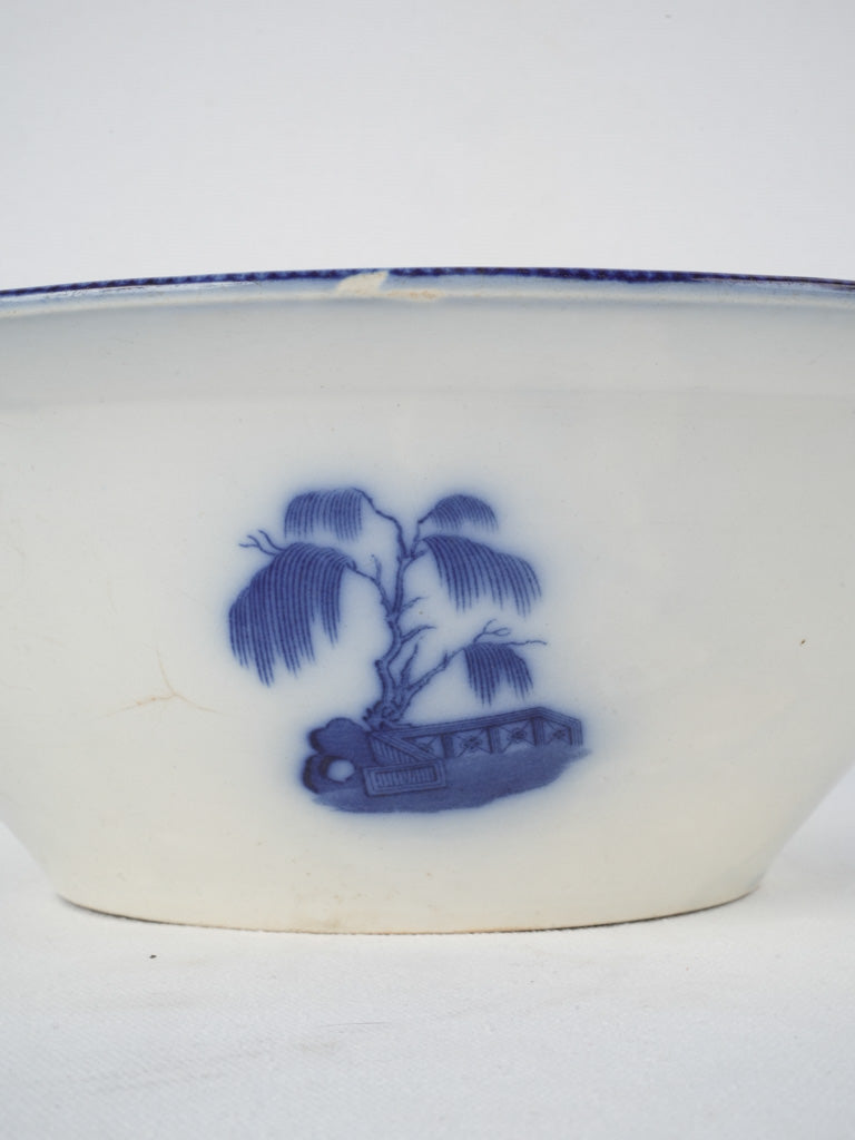 Fine quality vintage porcelain salad bowl