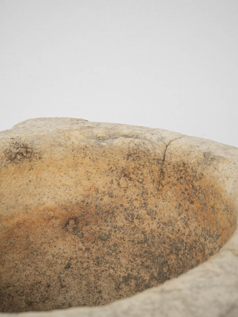 Rustic wooden pestle for display